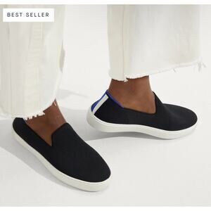 Rothy’s The Original Slip On Black Sneaker Sz 9.5